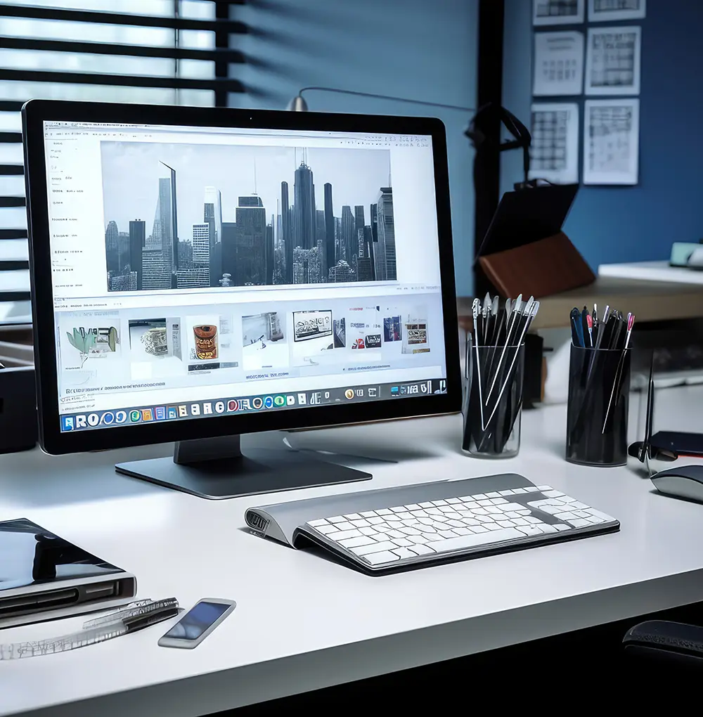 사무용 컴퓨터 세트 구성