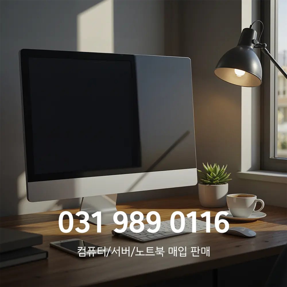 사무용 컴퓨터 세트