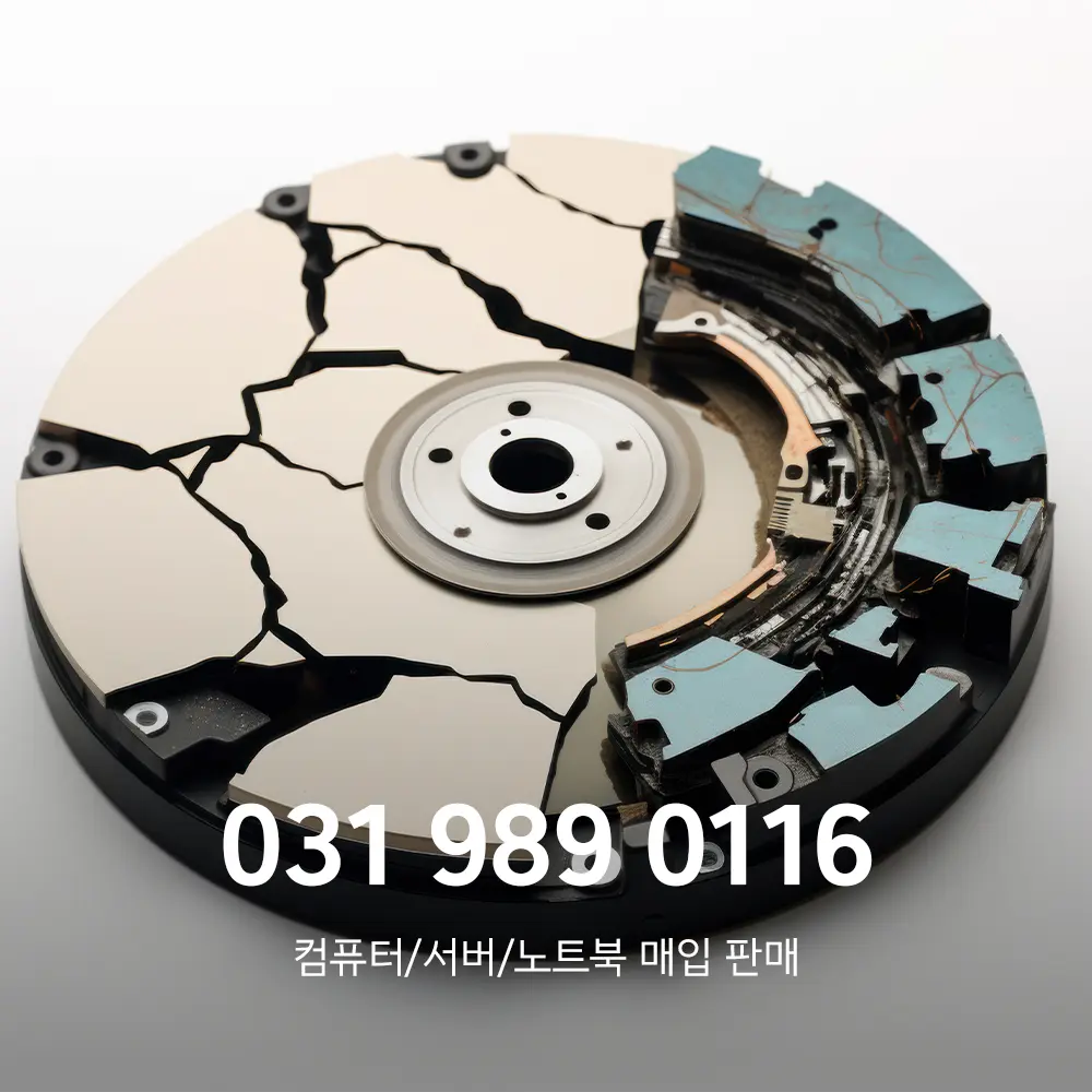 고장난 컴퓨터 수거